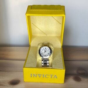 Invicta Angel womens watch Polygon Silver tone SS - Model 0542 Needs Battery